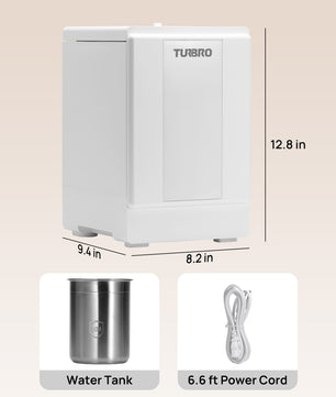 Greenland GLS04 Steam Warm Mist Humidifier, Stainless Steel 4L (1 Gal)