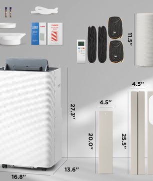 Finnmark 14,000 BTU Smart Portable Air Conditioner