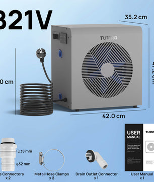 Beluga Inverter Swimming Pool Heat Pump - European version