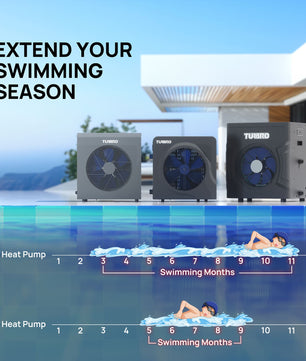 Manatee Swimming Pool Heat Pump, 18K/20K BTU