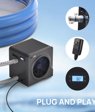 Manatee Swimming Pool Heat Pump, 18K/20K BTU