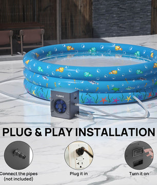 Manatee Swimming Pool Heat Pump, 18K/20K BTU