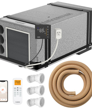 Lapland LL10V 10,000 BTU Inverter Under Bench RV Air Conditioner w/ Heat Pump (R32 Refrigerant)