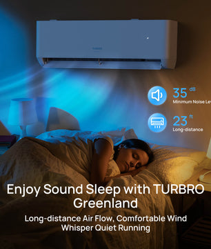 Greenland 24,000 BTU WiFi Ductless Mini Split AC with Heat Pump (R454B)