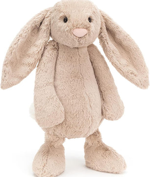 Jellycat Bashful Beige Bunny Stuffed Animal, Medium 12 inches - Rabbit and Bunny Plush Toy - Classic Children's Gift