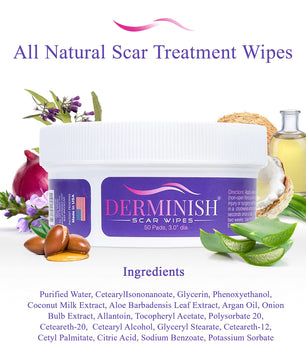 Derminish® Scar Wipes