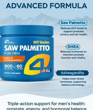 Improved Complex Saw Palmetto for Men 900 mg