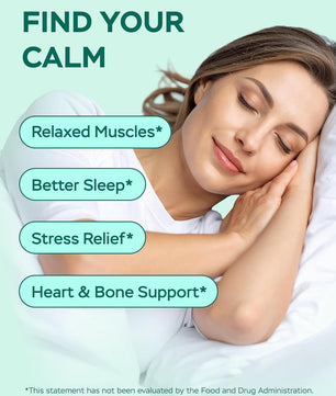 Magnesium Advanced Complex 610Mg with Glycinate, Citrate, Vitamin B6 for 3X Absorption & 5-HTP