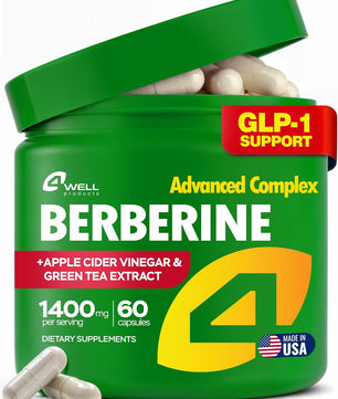 Berberine HCL Supplement - 60 Capsules
