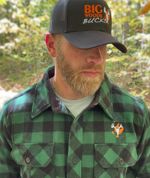Big Woods Bucks Sportsman Guide Shirt White Mountain Woolen