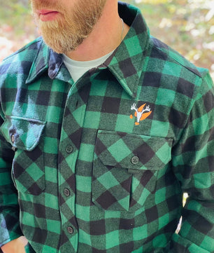 Big Woods Bucks Sportsman Guide Shirt White Mountain Woolen