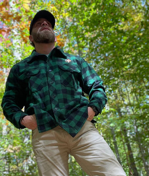 Big Woods Bucks Sportsman Guide Shirt White Mountain Woolen