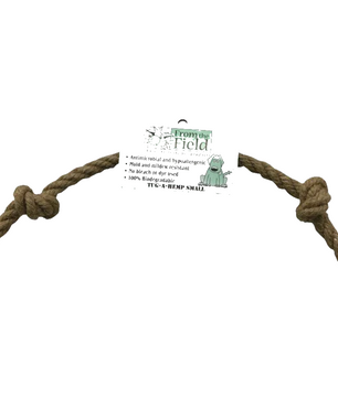 NATURAL HEMP DOG TUG-TOY