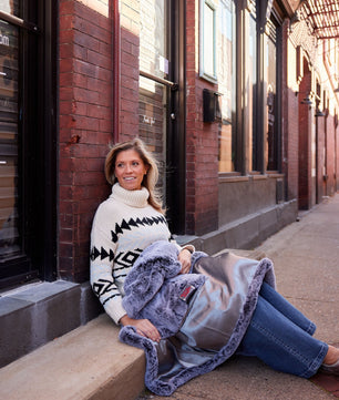 City Mink Lap Blanket by Apartment Therapy