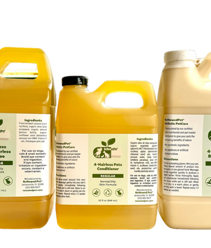 4-HAIRLESS PETS REGULAR SHAMPOO, WATERLESS SHAMPOO & CONDITIONER KIT