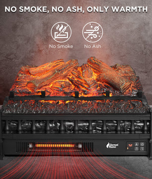 (Open) Eternal Flame EF23-LG Electric Fireplace Logs