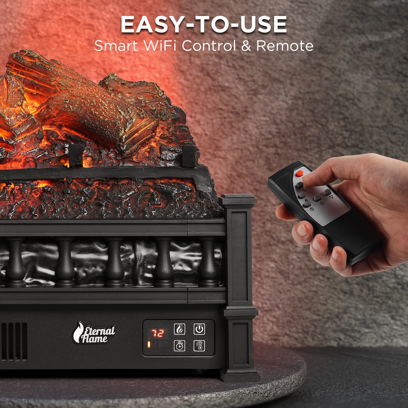Eternal Flame EF23-LG Electric Fireplace Logs