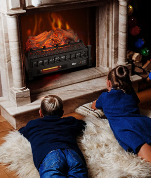 (Open) Eternal Flame EF23-LG Electric Fireplace Logs