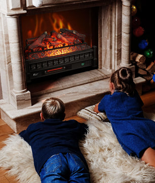 Eternal Flame EF26-LG Smart Electric Fireplace Logs, WiFi Enabled