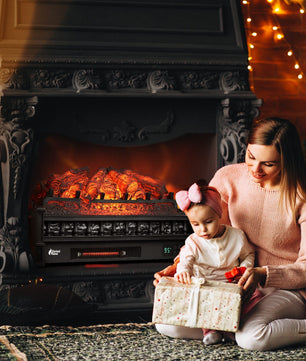 Eternal Flame EF26-PB Smart Electric Fireplace Logs, WiFi Enabled