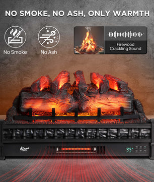 (Open Box) Eternal Flame EF30-PB Electric Fireplace Logs