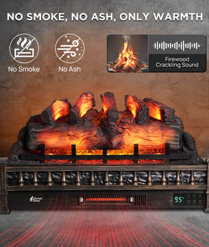 Eternal Flame EF30-PB Electric Fireplace Logs