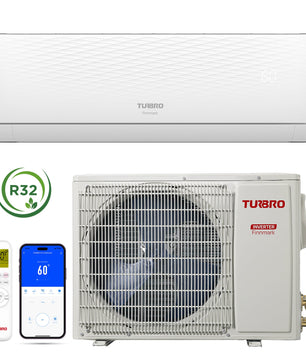 Finnmark 24000 BTU WiFi Ductless Mini Split AC with Heat Pump, 230V (R32)