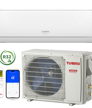 Finnmark 24000 BTU WiFi Ductless Mini Split AC with Heat Pump, 230V (R32)