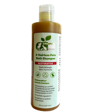 4-HAIRLESS PETS RESTORATIVE BATH SHAMPOO
