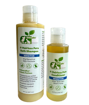 4-HAIRLESS PETS SENSITIVE SHAMPOO & CONDITIONER