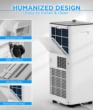 Finnmark 8,000 BTU Portable Air Conditioner