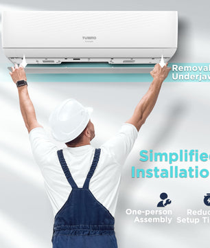 (Open Box) Finnmark Single Zone WiFi Mini Split AC with Heat Pump (R32 Refrigerant)