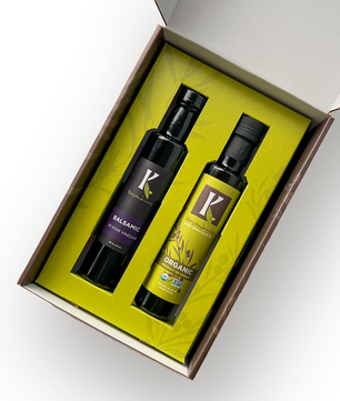 Gift Box - Organic EVOO & Vinegar