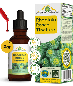 Rhodiola Rosea Tincture – Natural Stress & Energy Support (2 oz)