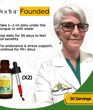 Rhodiola Rosea Tincture – Natural Stress & Energy Support (2 oz)