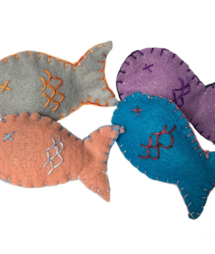 Organic Cat-Nip Fish Cat Toy!
