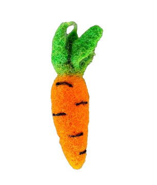 FELTED CAT TOY CARROTS