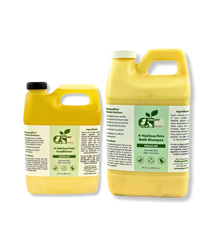4-HAIRLESS PETS PETS REGULAR SHAMPOO & CONDITIONER