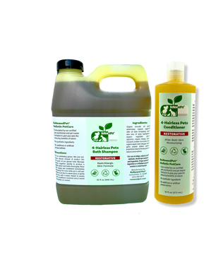 4-HAIRLESS PETS RESTORATIVE SHAMPOO & CONDITIONER