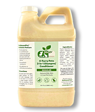 4-FURRY PETS 2-IN-1 *REGULAR SHAMPOO & CONDITIONER