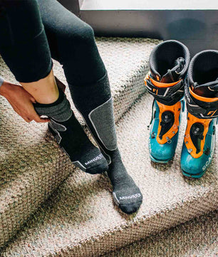 Lightweight - Over The Calf Wool Snowboard Socks Mountain Heritage Elite