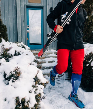 Lightweight - Over The Calf Wool Snowboard Socks Mountain Heritage Elite