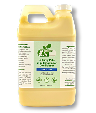 4-FURRY PETS 2-IN-1 *SENSITIVE SHAMPOO + CONDITIONER