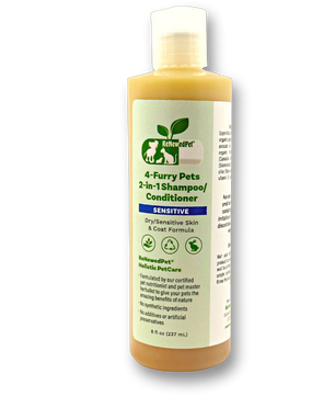 4-FURRY PETS 2-IN-1 *SENSITIVE SHAMPOO + CONDITIONER