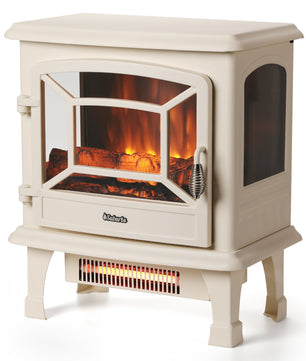 Suburbs TS20-SD Electric Fireplace Stove Heater with Sound
