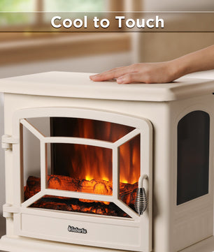 Suburbs TS20-SD Electric Fireplace Stove Heater with Sound