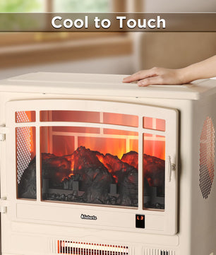 Suburbs TS25 Smart Electric Fireplace Stove Heater, WiFi Enabled