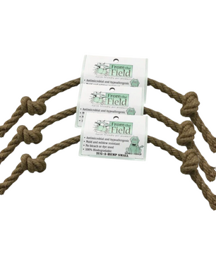 NATURAL HEMP DOG TUG-TOY