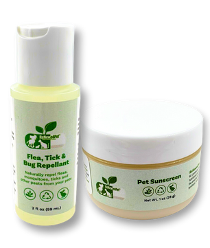 OUTDOOR SAFETY KIT/ Sunscreen & Flea/Tick/Bug Repellent