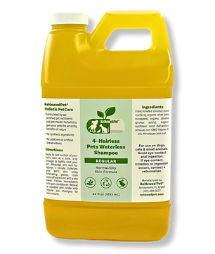 4-HAIRLESS PETS REGULAR WATERLESS SHAMPOO
